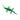 Jungle Croco – green charm with tropical leaf detail