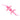 RoseBite – rose-pink charm with gold accents